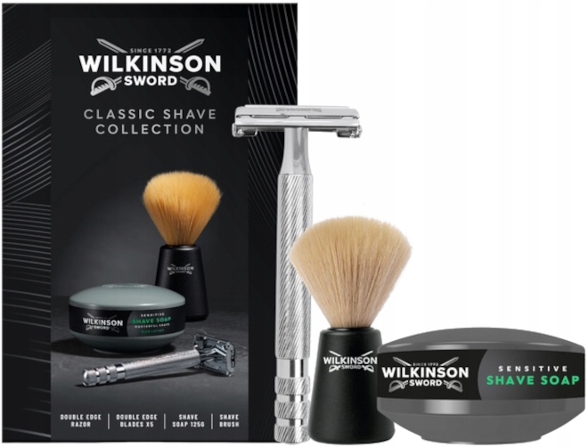 Набор для бритья WILKINSON Barber'S Style Premium Collection для бритвенных лезвий