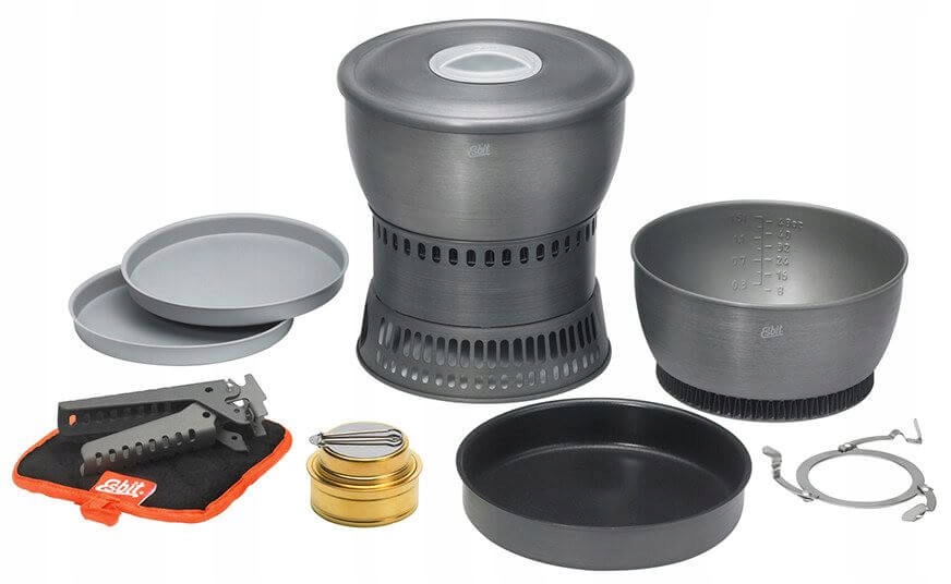 Sada turistického nádobí Esbit Alcohol Cookset