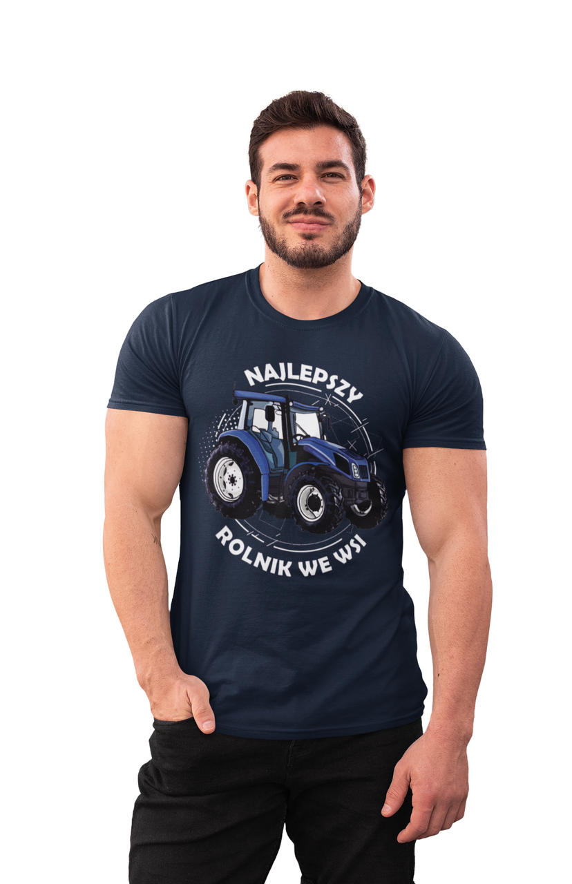 KOSZULKA MĘSKA T-SHIRT CIĄGNIK TRAKTOR RÓŻNE WZORY Marka inna