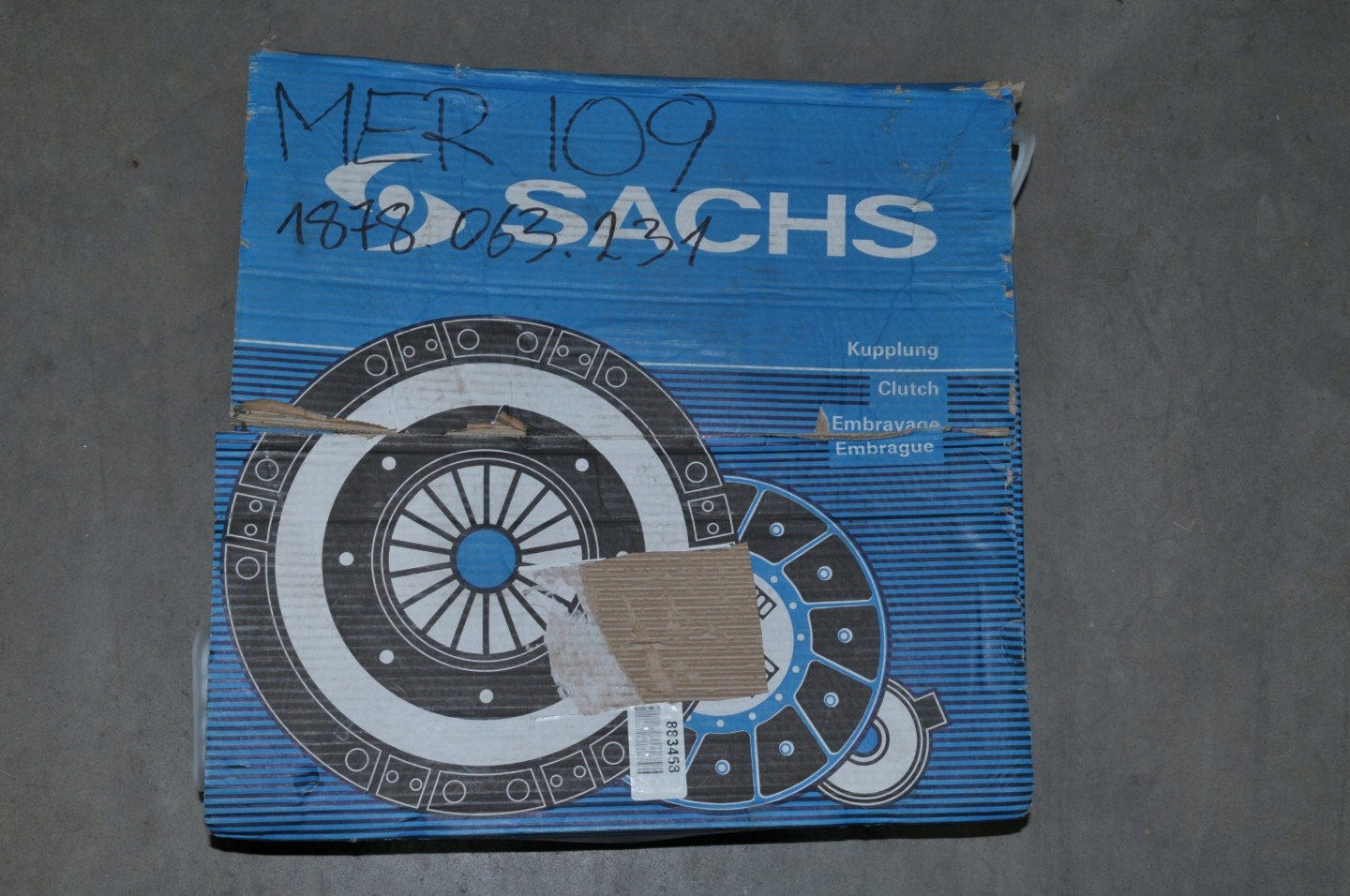 TARCZA SPRZĘGŁA SACHS 1878063231 SCANIA 4, 3