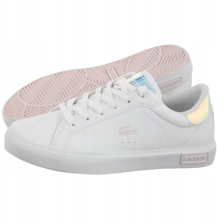 Dámské sportovní tenisky Lacoste Powercourt 124 Pink bílé