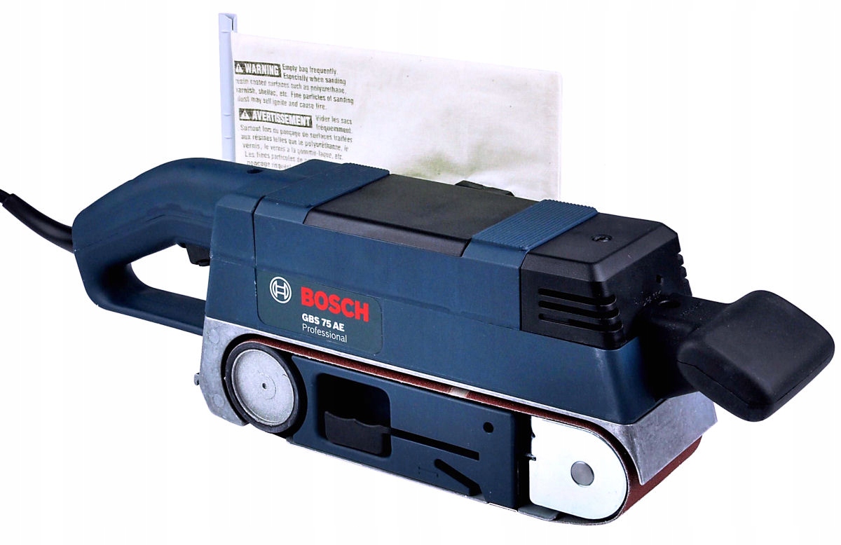 SZLIFIERKA TAŚMOWA 750W GBS 75AE BOSCH Stan opakowania oryginalne