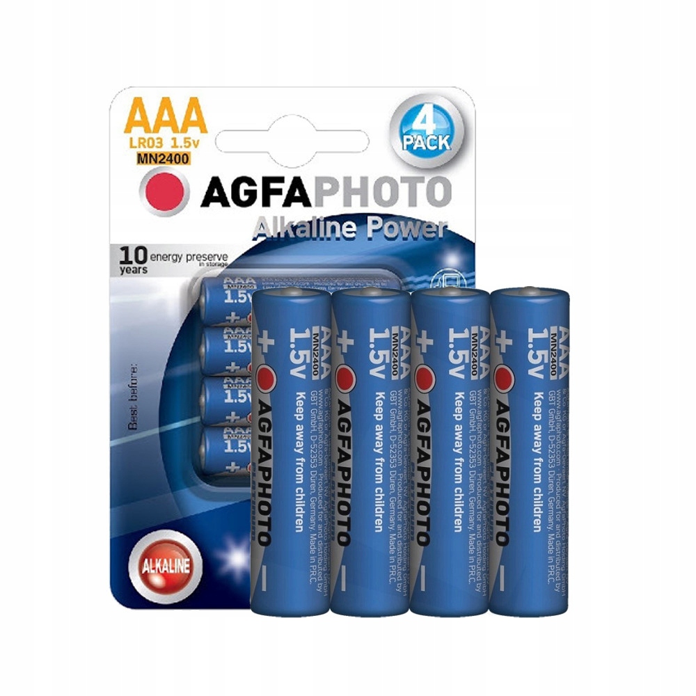 

4x Baterie Pure Power LR03 R3 Aaa Alkaliczne Mocne