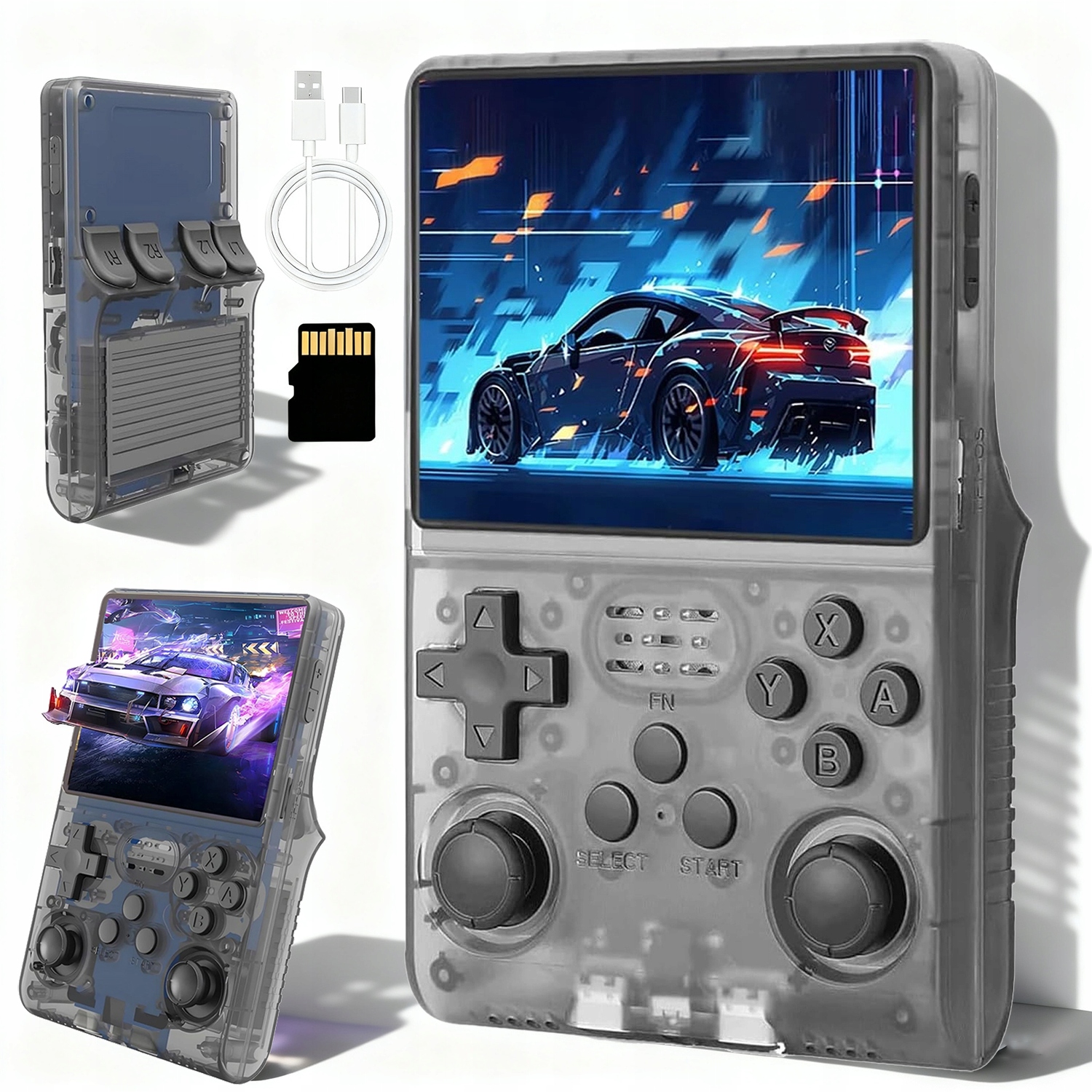 Přenosná Mobilní Retro Herní Konzole S Displejem Ips 3,5 Palce 30000+ Her