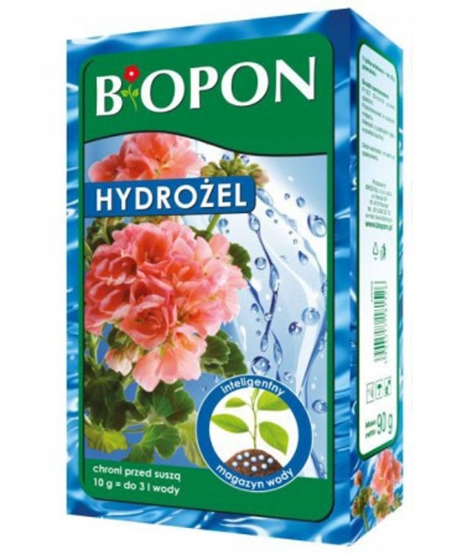 

Biopon Hydrożel na Suszą magazynuje wodę 10g