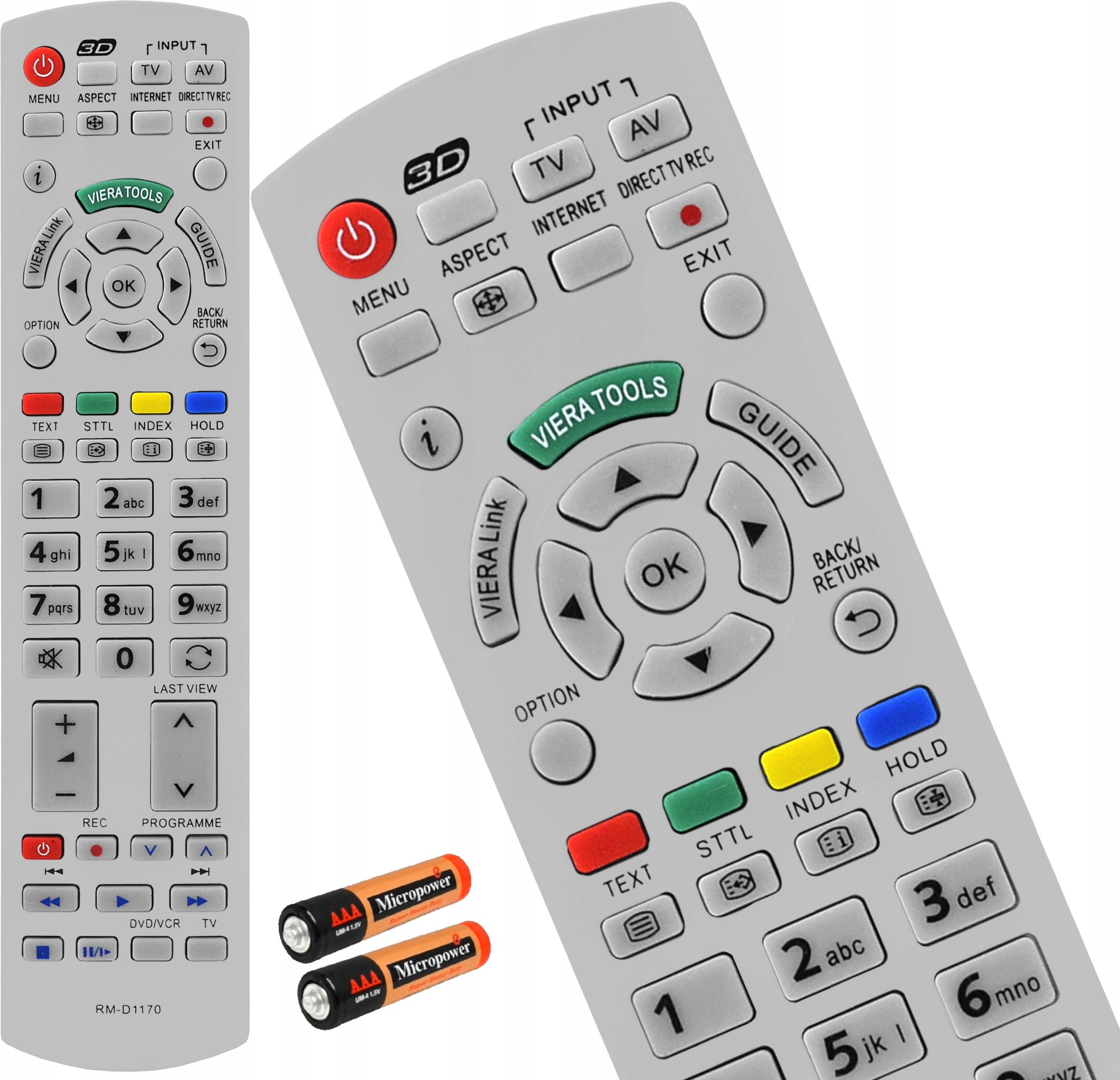 UNIWERSALNY PILOT DO TELEWIZORA PANASONIC VIERA 3D INTERNET BATERIE