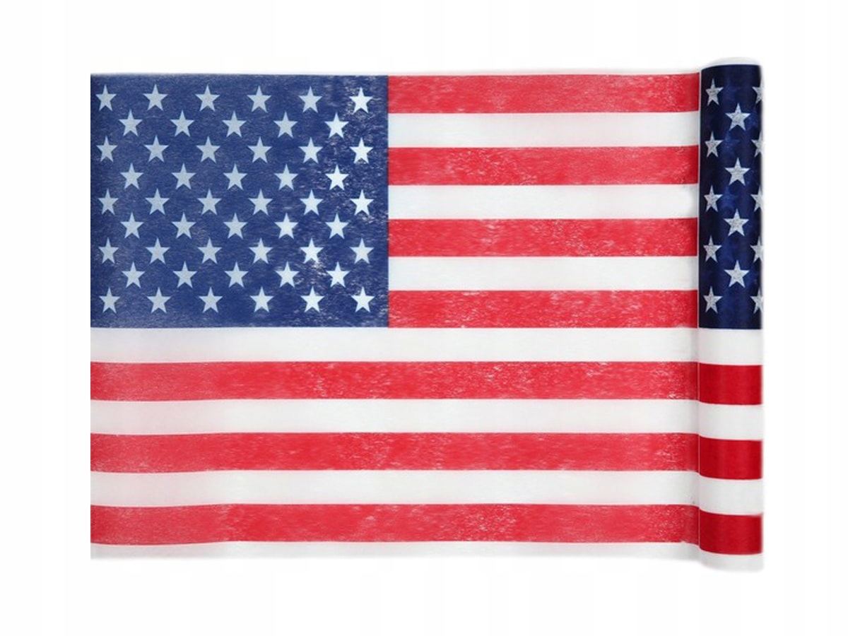

Dekoracja bieżnik na stół Flaga Usa 30 cm x 5 m