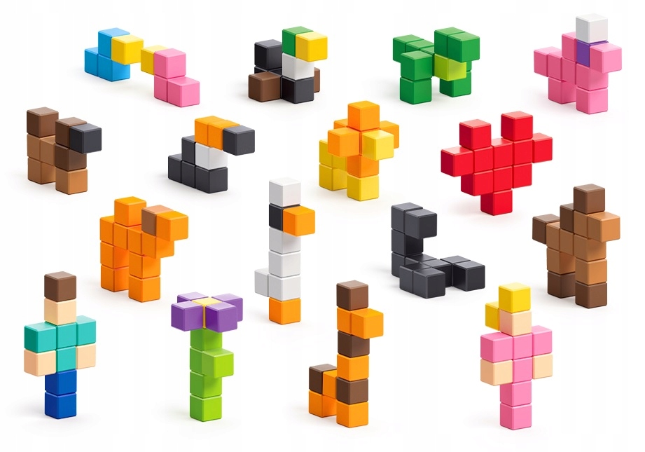 KLOCKI MAGNETYCZNE PIXIO SURPRISE 8-11 SZT Liczba elementów 11 szt.