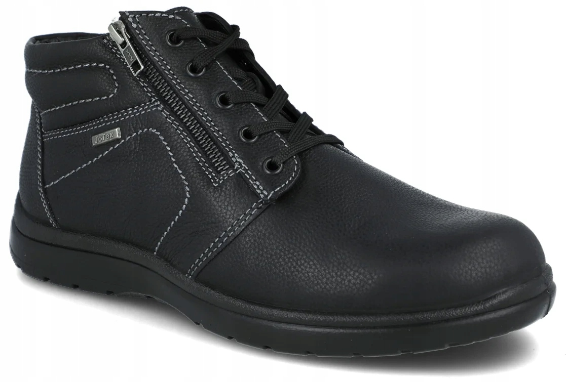 Kotníkové Boty kozačky Jomos 464914, velikost K, zimní, zateplené, kožené, R46