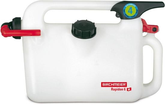 Kanystr s benzínovým palivovým ventilem pro sekačku Rapidon 6L Birchmeier