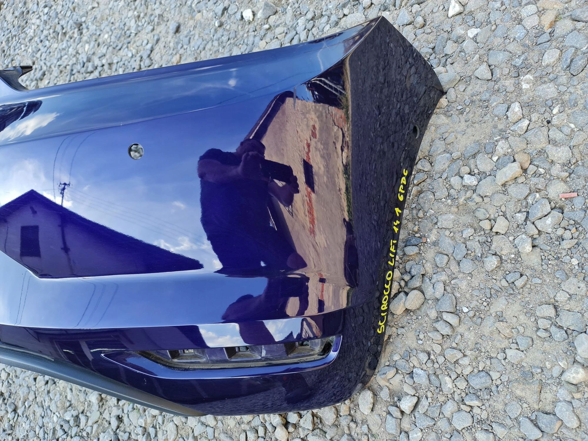 bumper rear VW SCIROCCO LIFT 2014R->