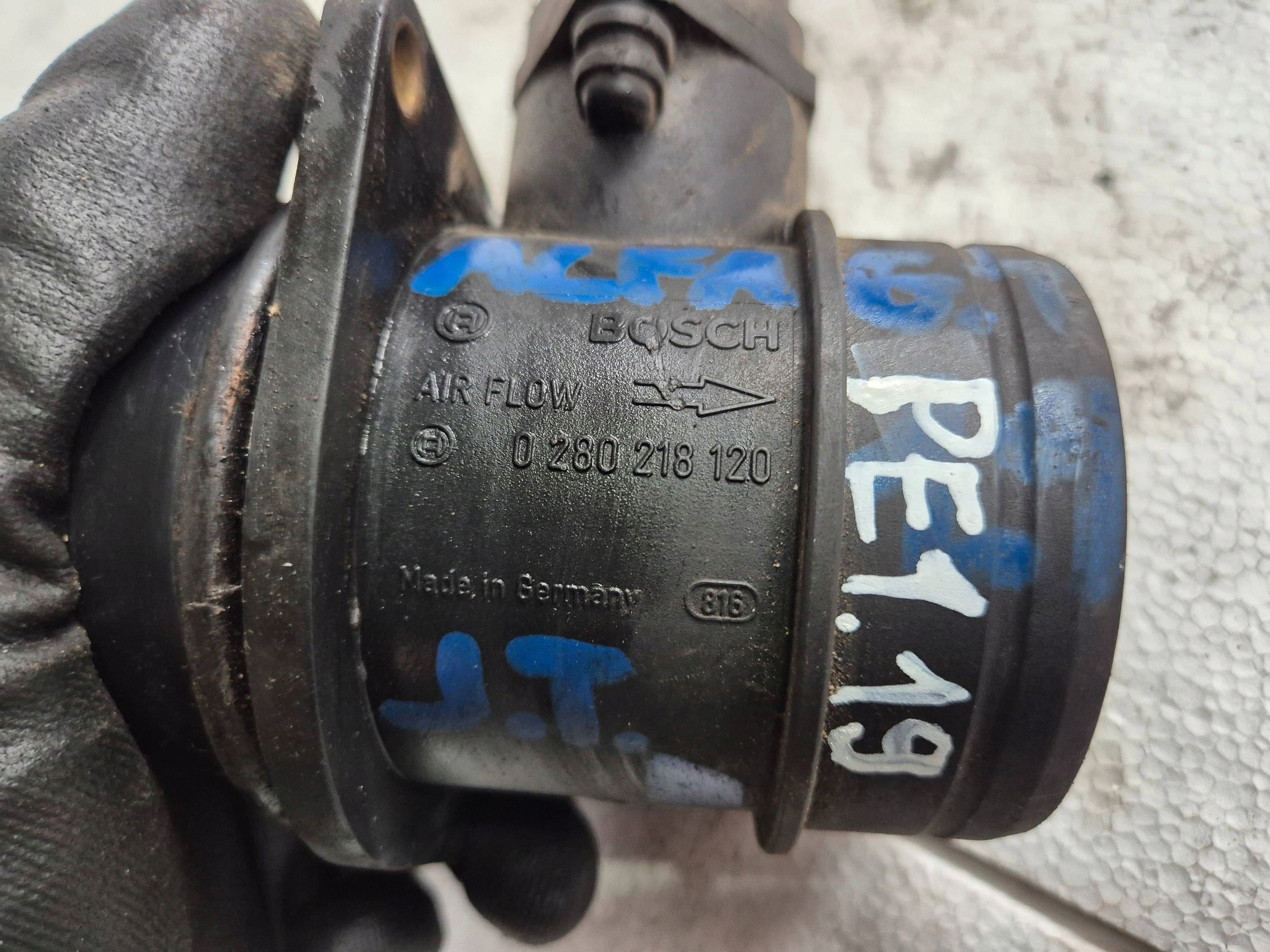 flow meter 0280218120 Fiat Stilo 1.9 JTD 01