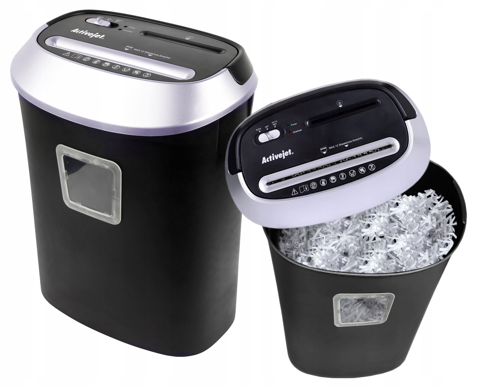 

Mocna Niszczarka do Papieru Dokumentów Kart CD 25L