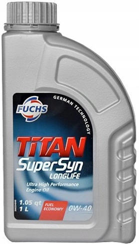 Olej Silnikowy Syntetyczny Fuchs Titan Supersyn Longlife 1L 0W40