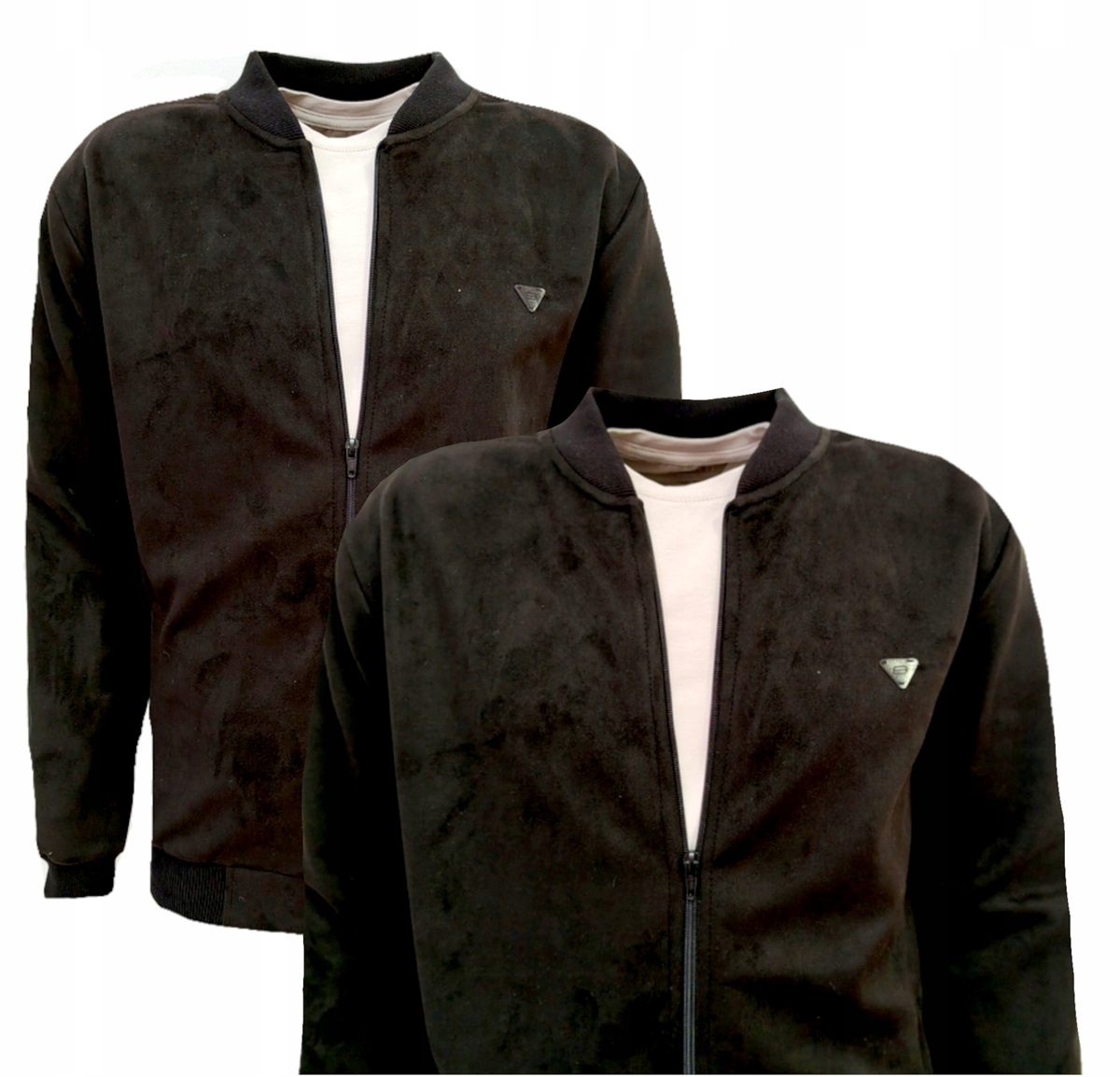 Přechodová bunda na zip sportovní mikina Černá L