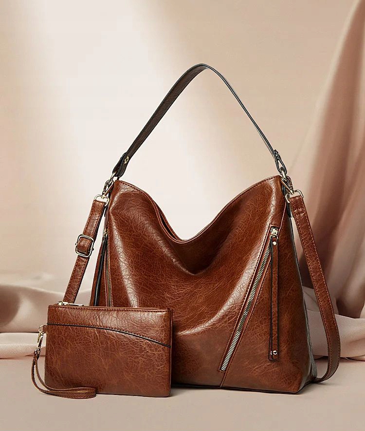 TOREBKA WOREK NA RAMIĘ KIESZENIE POJEMNA CZARNY Płeć kobieta