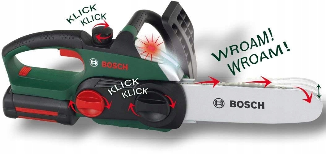 KLEIN 8399 PIŁA ŁAŃCUCHOWA BOSCH II ŚWIATŁO DŹWIĘK EAN (GTIN) 4009847083999