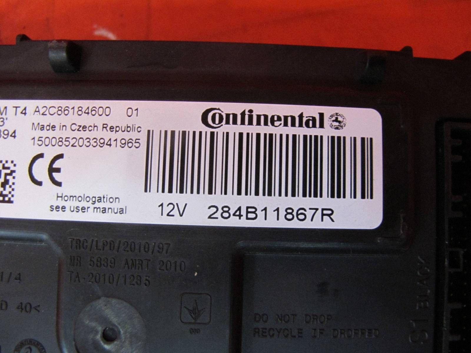RENAULT CLIO IV 4 CAPTUR e modulo centralina BCM 284B11867R
