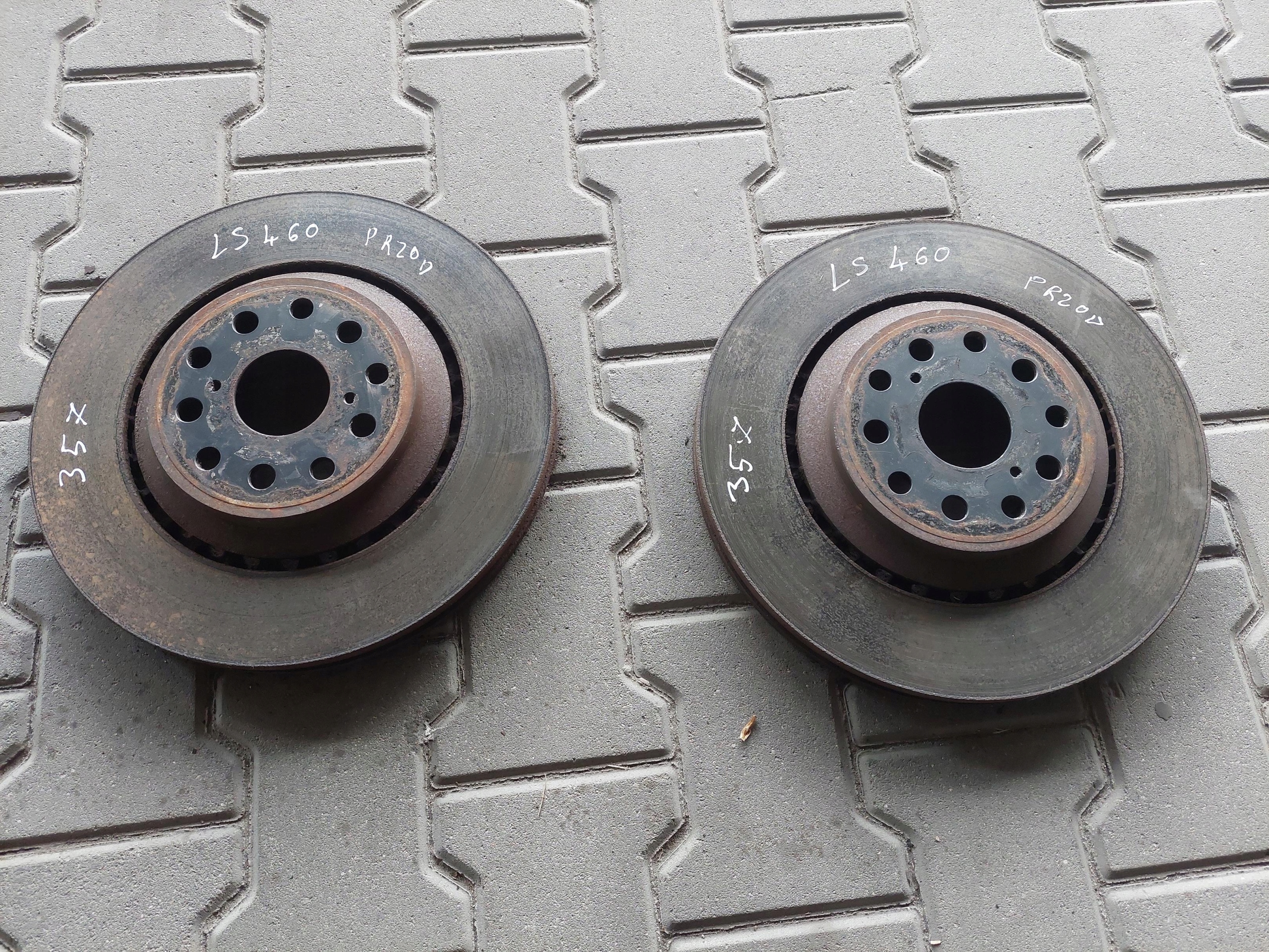 discs front front KOMPLET 357MM LEXUS LS 460 LS460 4.6 V8