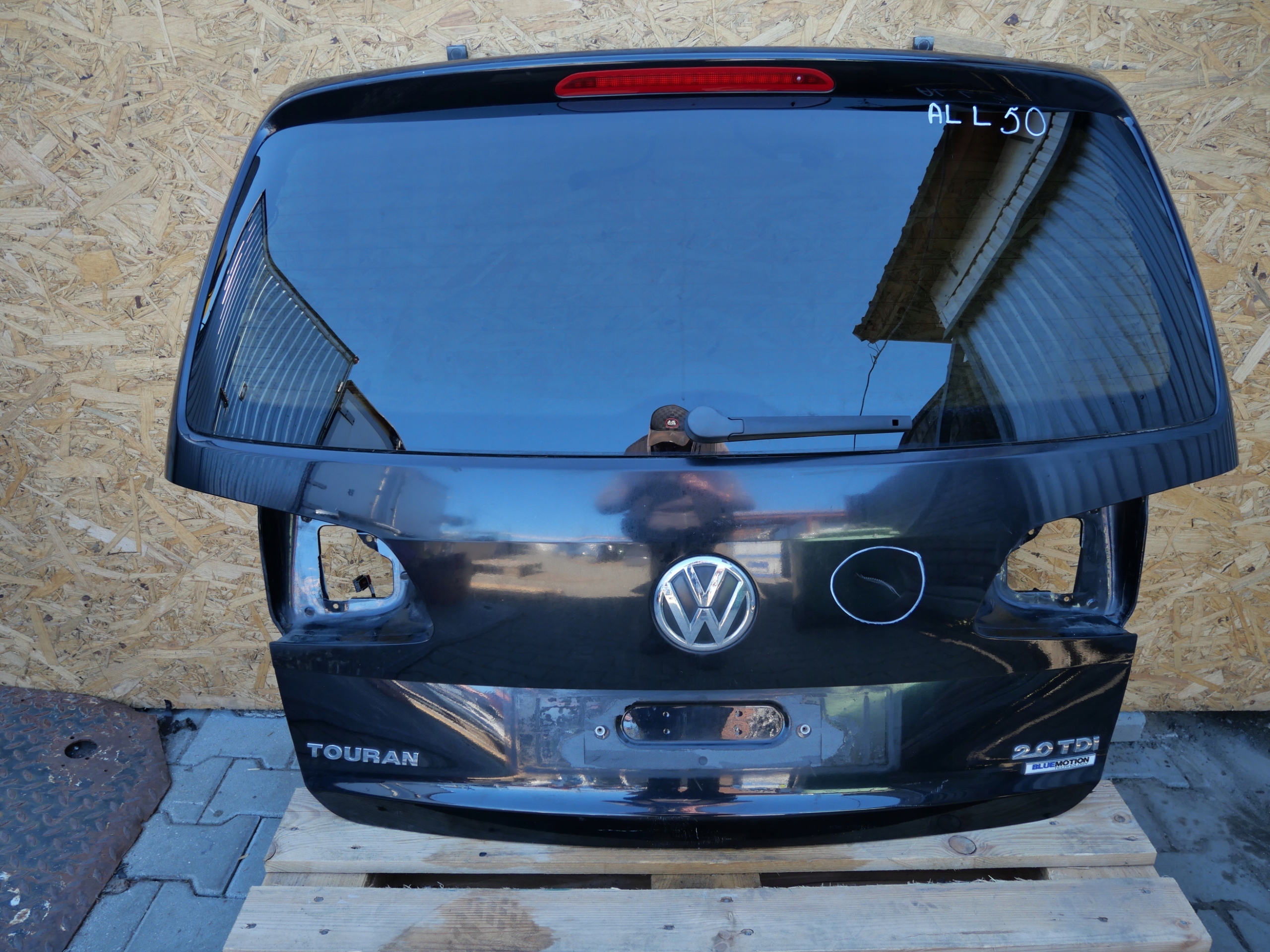 VW TOURAN II trunk door boot rear part