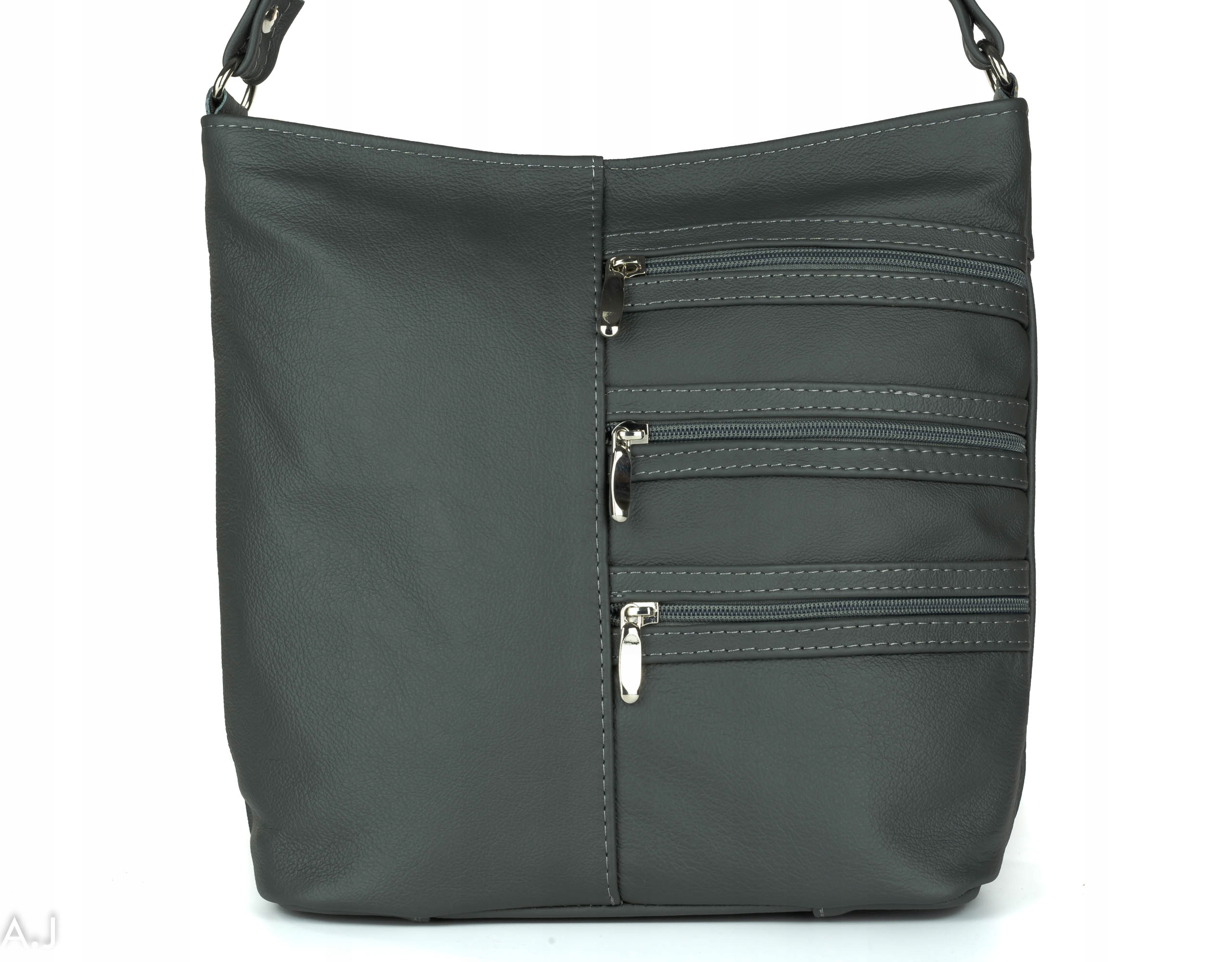 Kabelka z přírodní kůže kabelka přes rameno kožená crossbody elegantní kvalita