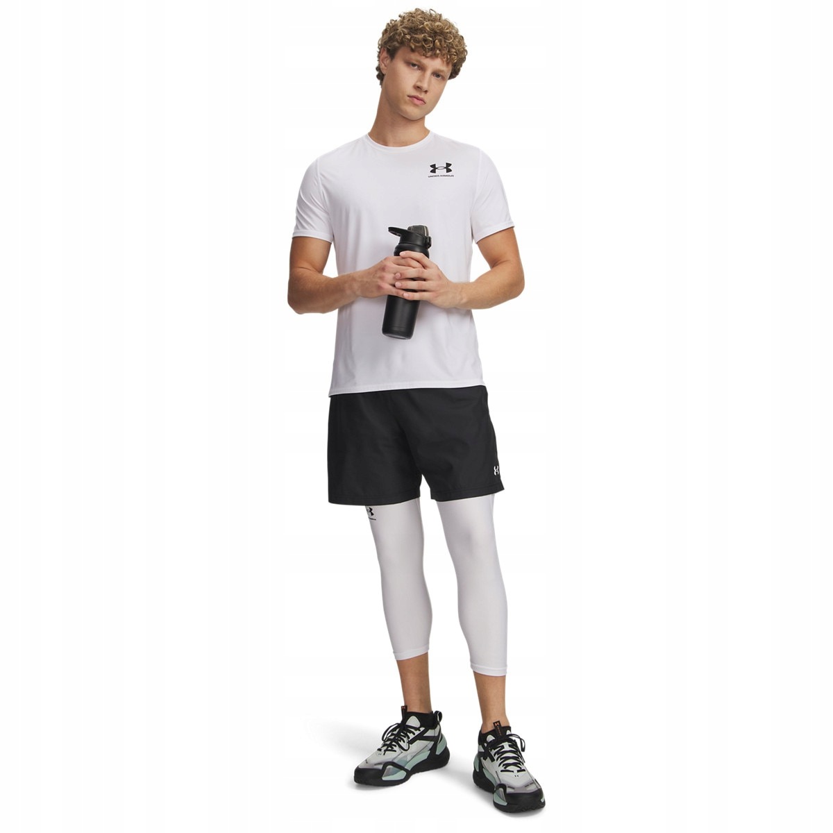 Męskie spodenki treningowe Under Armour Ua Tech Woven 7in Short Czarny XL