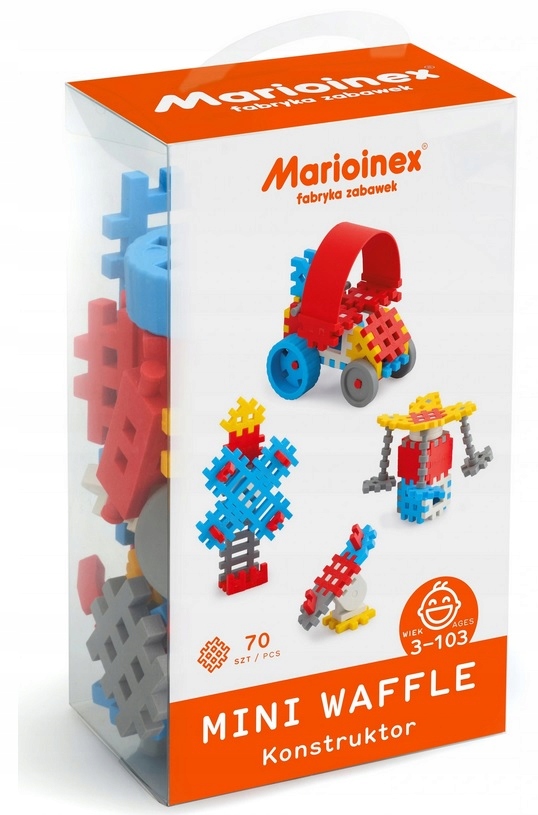 

Marioinex Wafle Mini Konstruktor Chłopiec 70el.