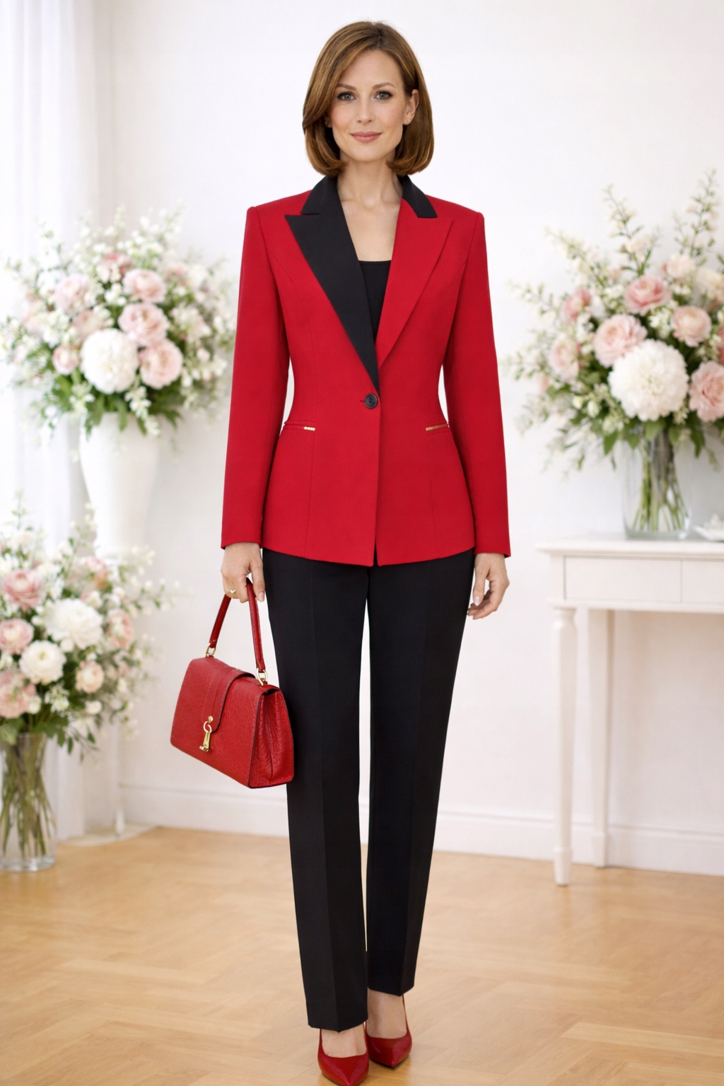 Obchodní Kostým S Kalhotami 40 42 44 46 48 50 52 54 56 58 60 62