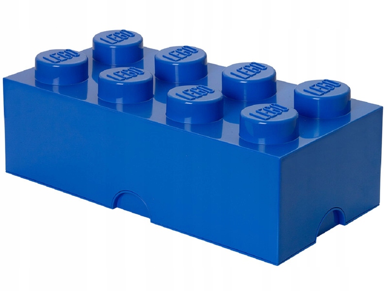 

Pojemnik na Lego klocek Brick 8 Niebieski 40041731