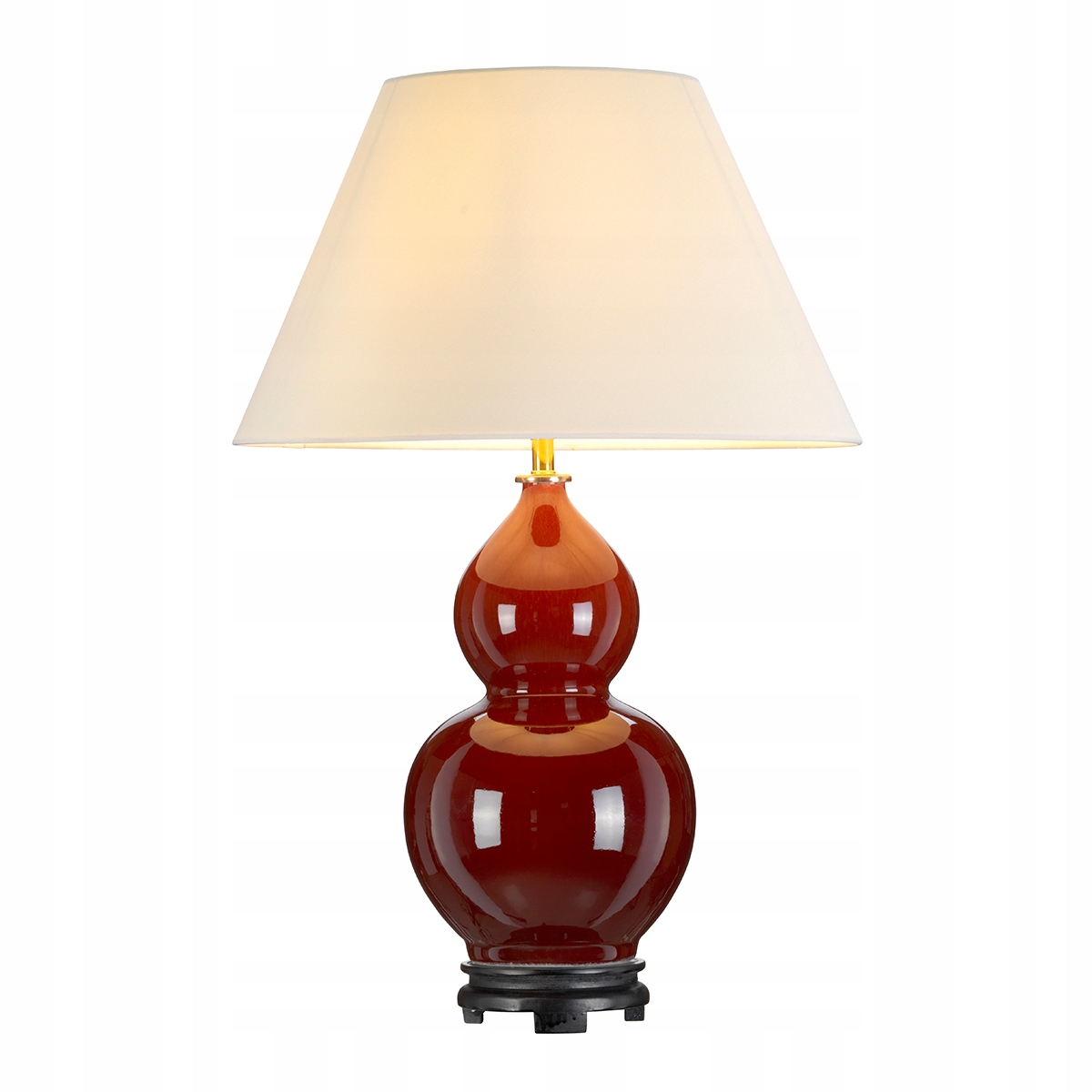 Keramická stolová lampa Harbin E27 60W červená Designer's Lightbox