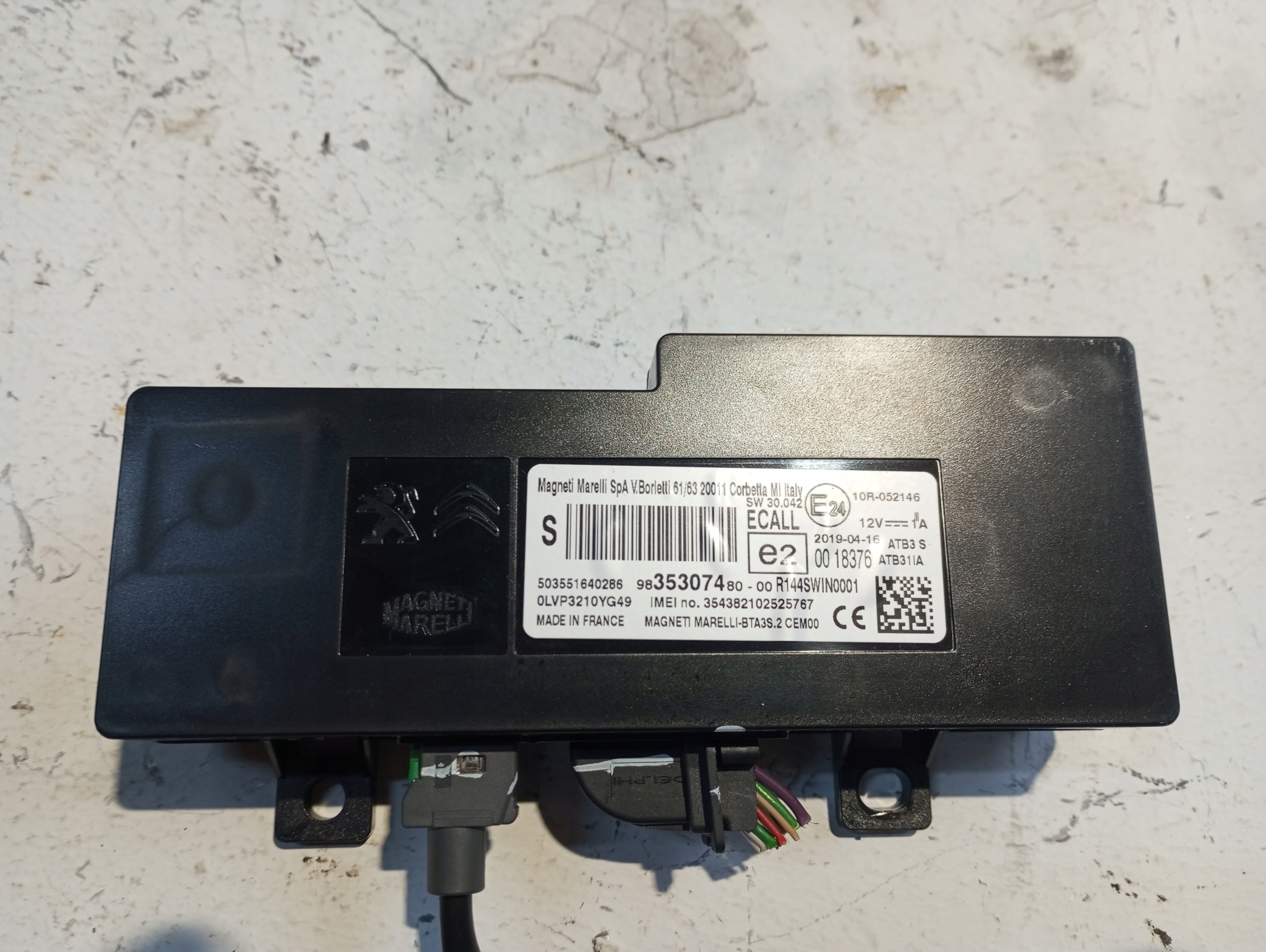 modulo Centralina CITROEN DS7 9835307480