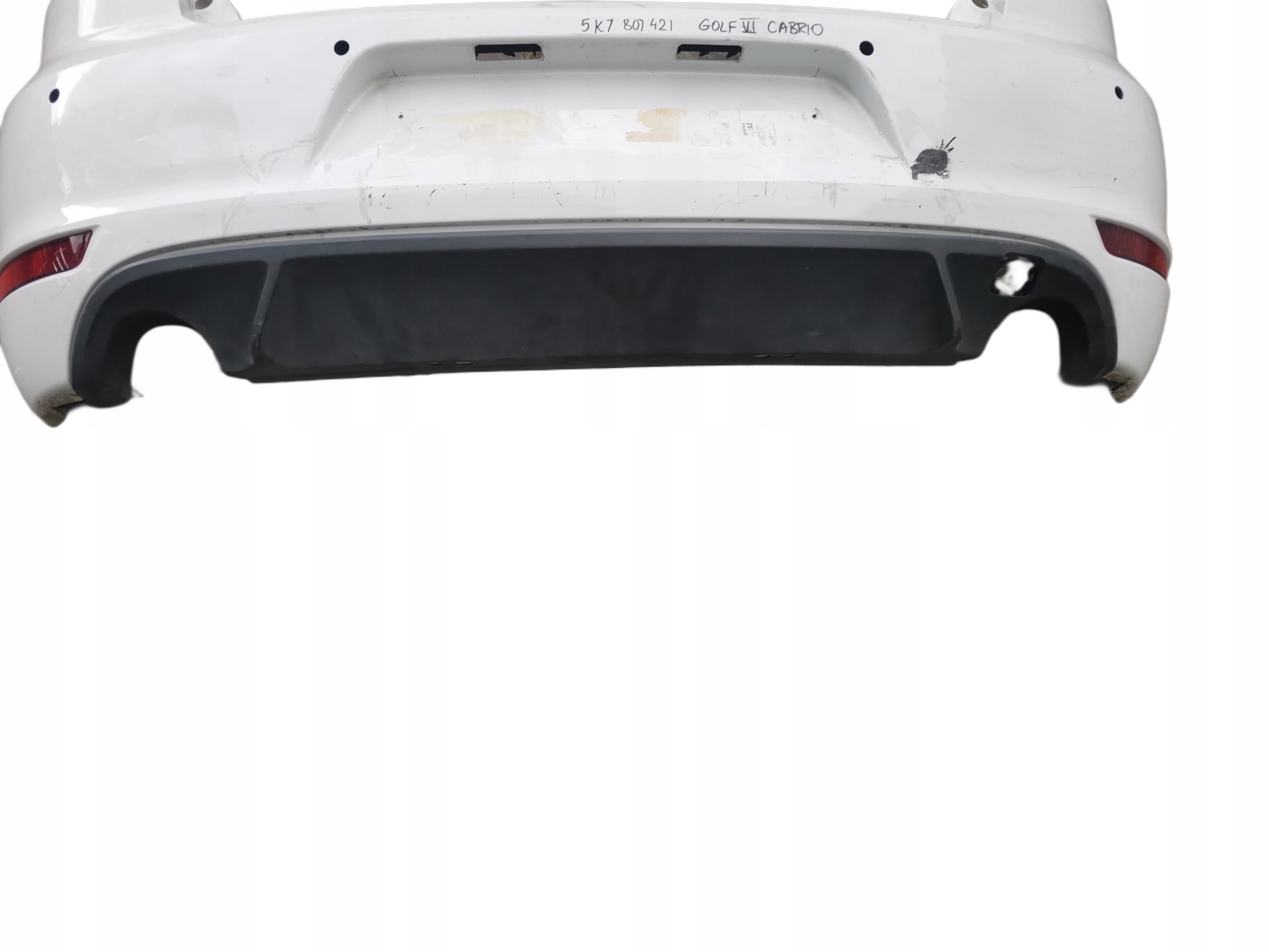 VW GOLF VI CABRIO zderzak tył 5K7807421