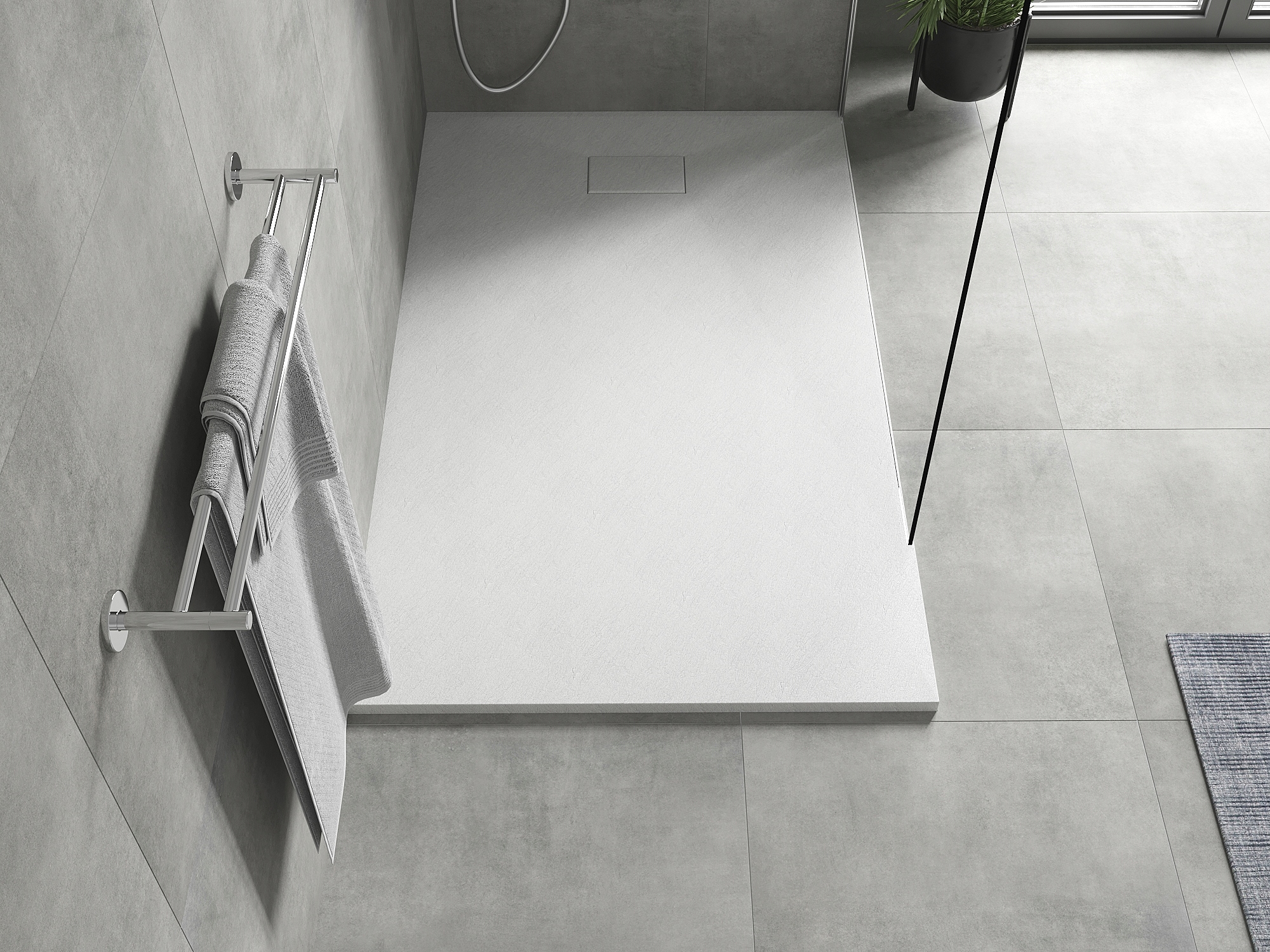 MEXEN HUGO BRODZIK PROSTOKĄTNY SMC 160x70 BIAŁY Szerokość 160 cm