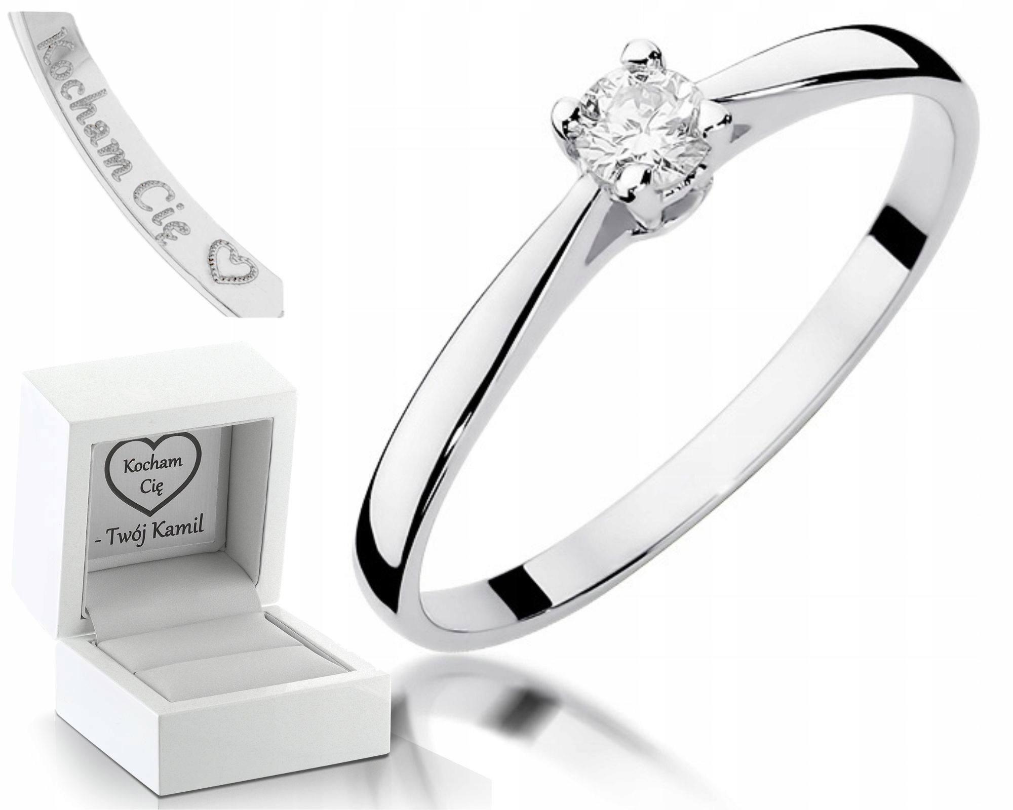 Prstýnek Briliant 0,15 Ct Bílé Zlato Každý Vel Zlato Jako Dárek