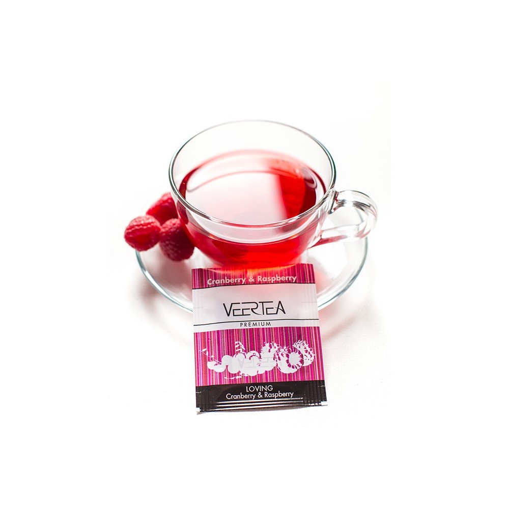 Levně Čaj Veertea 500 sáčků Cranberry&Raspberry