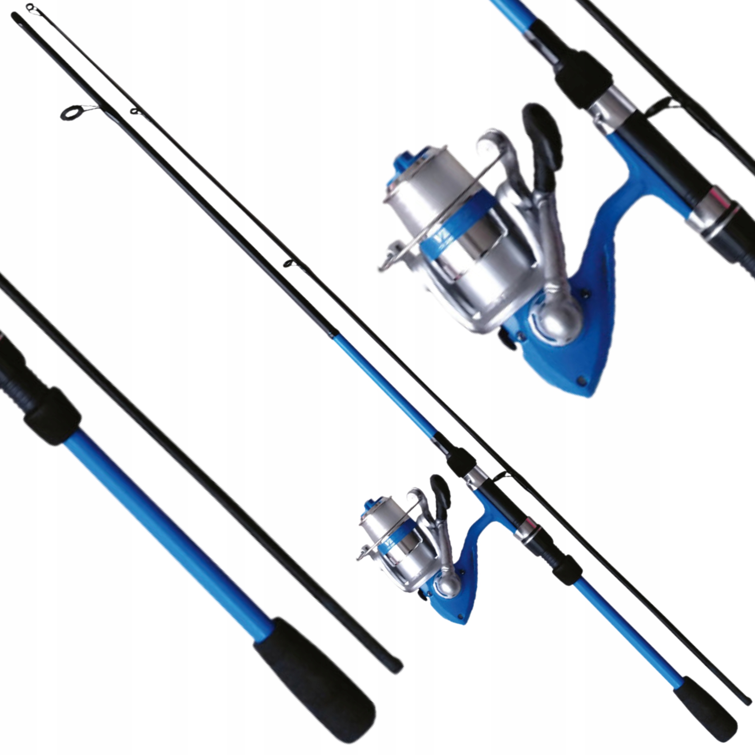Zestaw wędkarski Dam Vibe Combo Blue kołowrotek wędka żyłka komplet