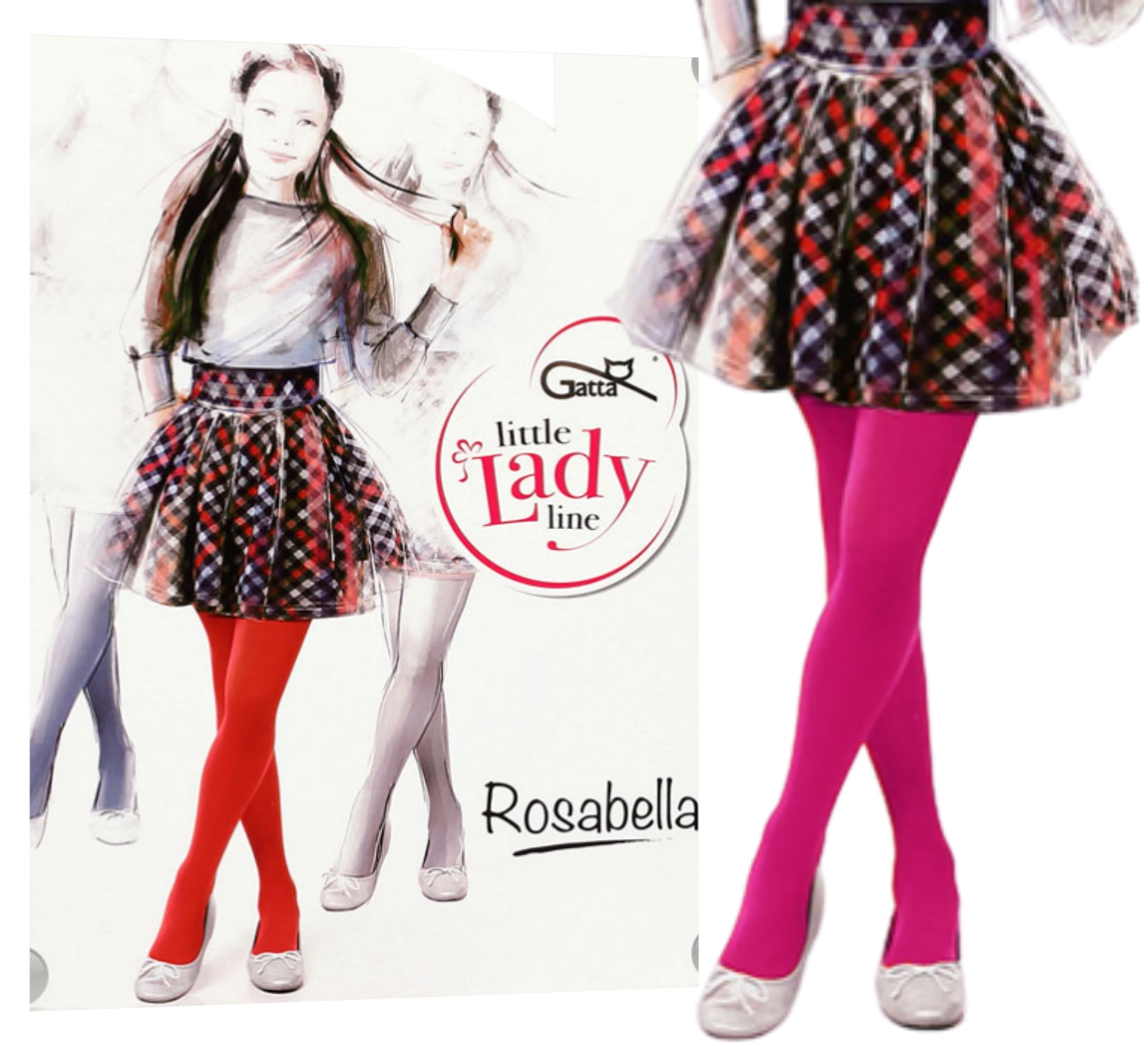 

Rajstopy Gatta Rosabella 60DEN 140-146 fuksja
