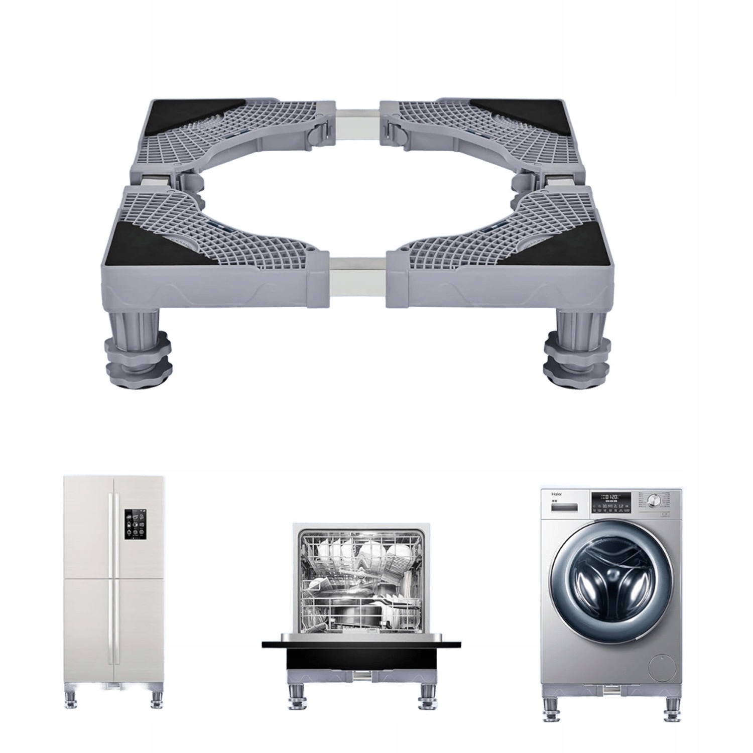 Podstawa Ruchoma Pod Pralkę Zmywarkę Sprzęt Agd Mobilna Z 4 Solidnych Stóp