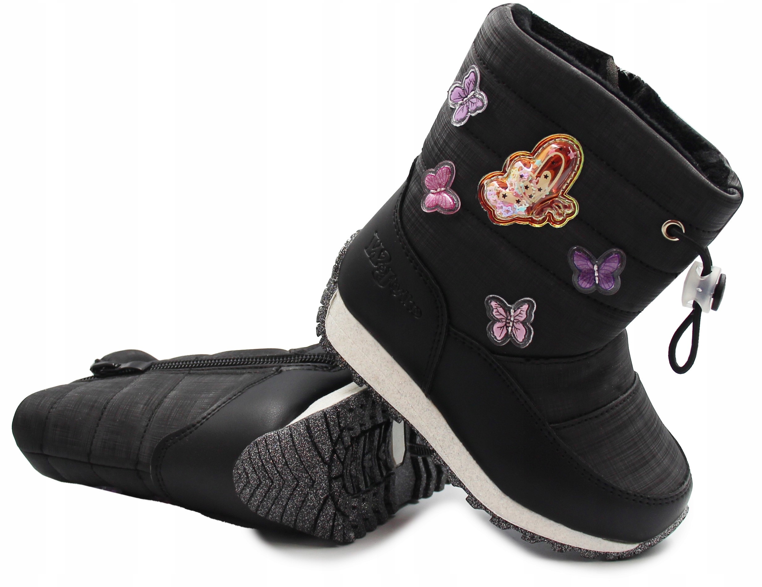 Dziewczęce buty na śnieg Wojtyłko 2z24122 Motylki 27