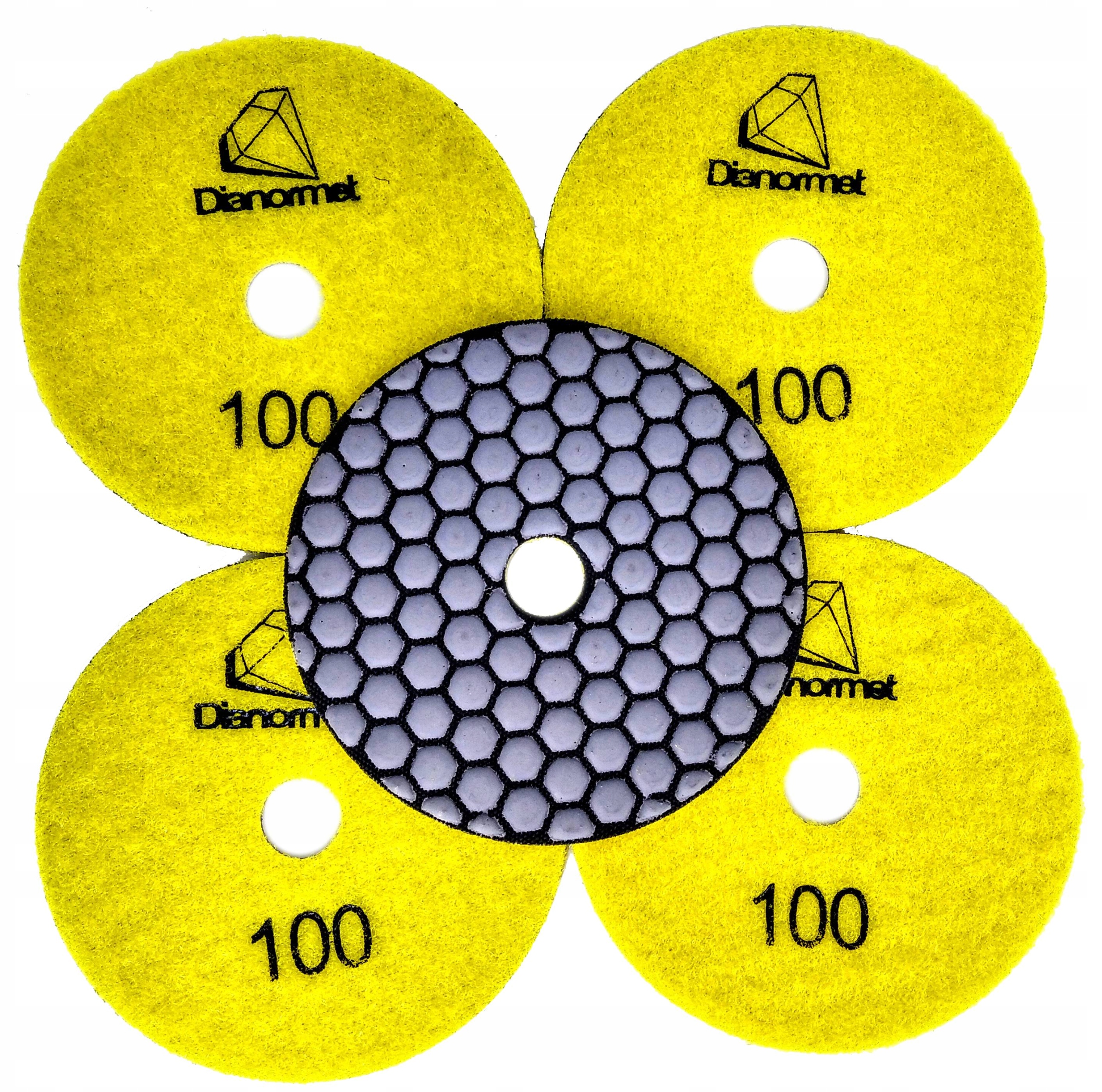 

5xTARCZE Diamentowe Polerskie Do Granitu GRESU#100