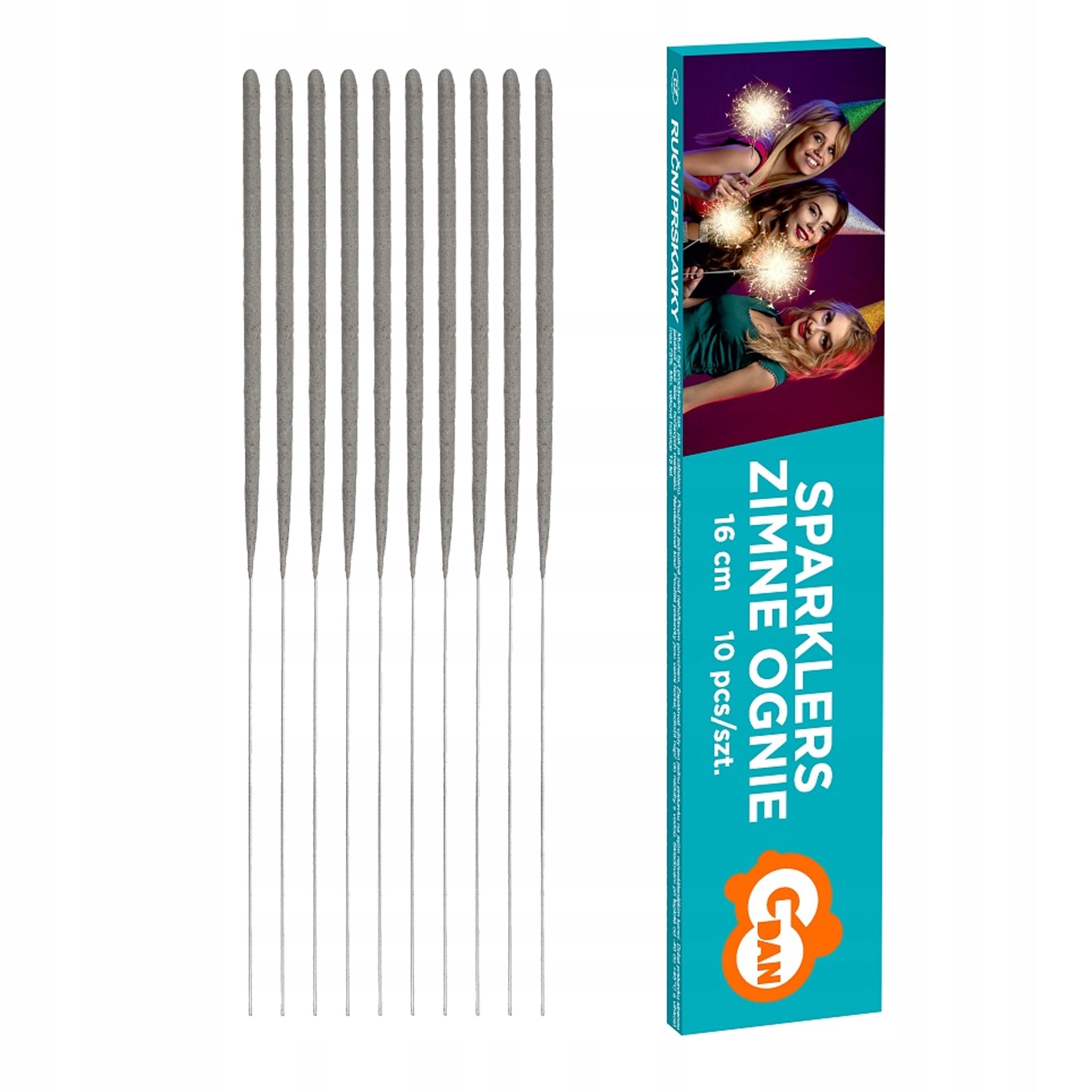 

Zimne Ognie Sparklers 16 CM Paczka 10 Sztuk Godan