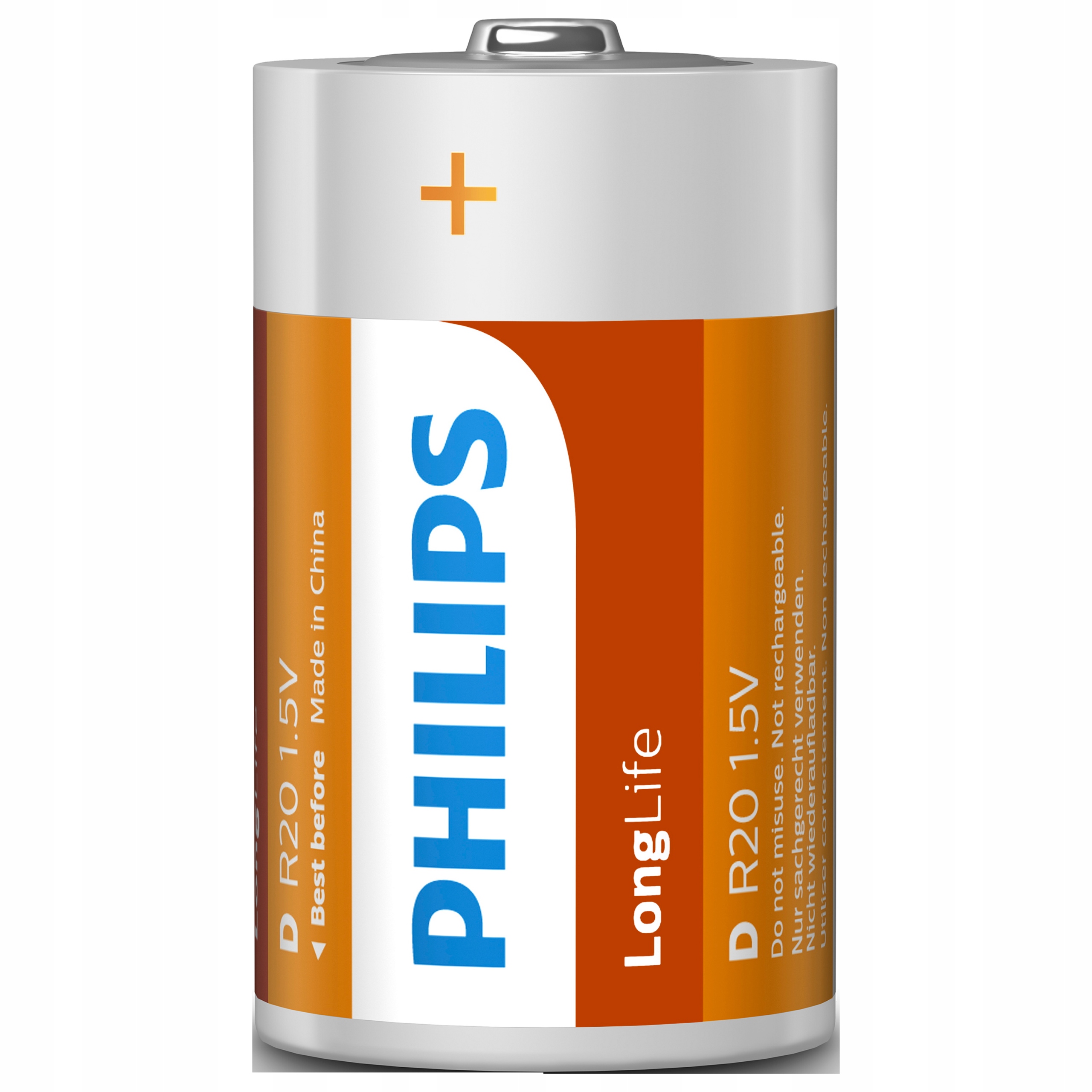 

bateria Philips R20 D LongLife tray 2szt