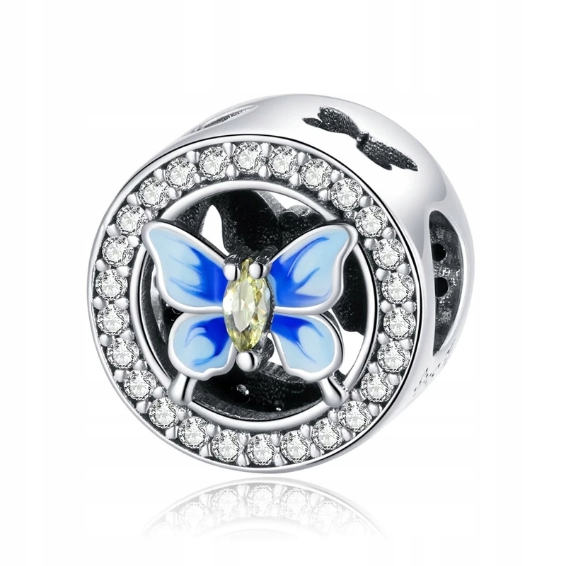 

Charms Błękitny Motyl do Pandora S925