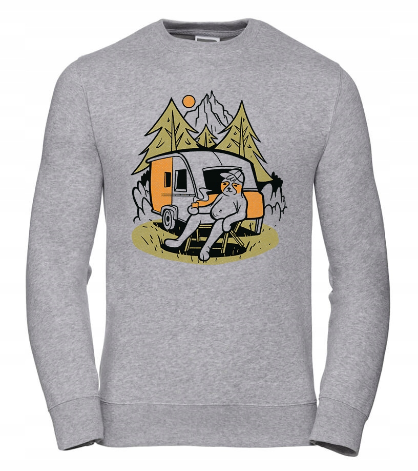Dámská Mikina na kempování v horách šedá, velikost 3XL