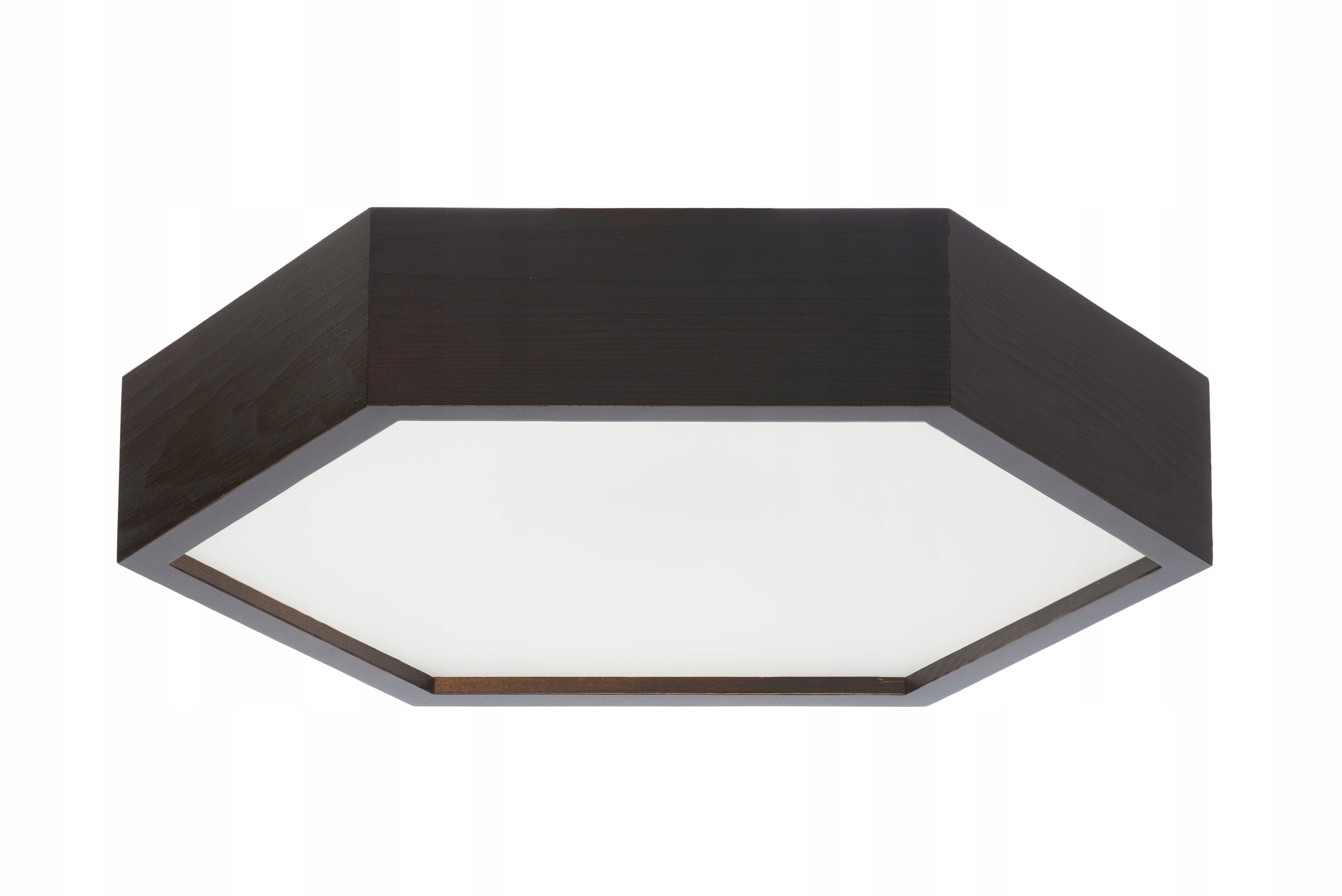 Stropné Svietidlo drevený Heksa 375 Wenge stropná lampa hexagón vintage