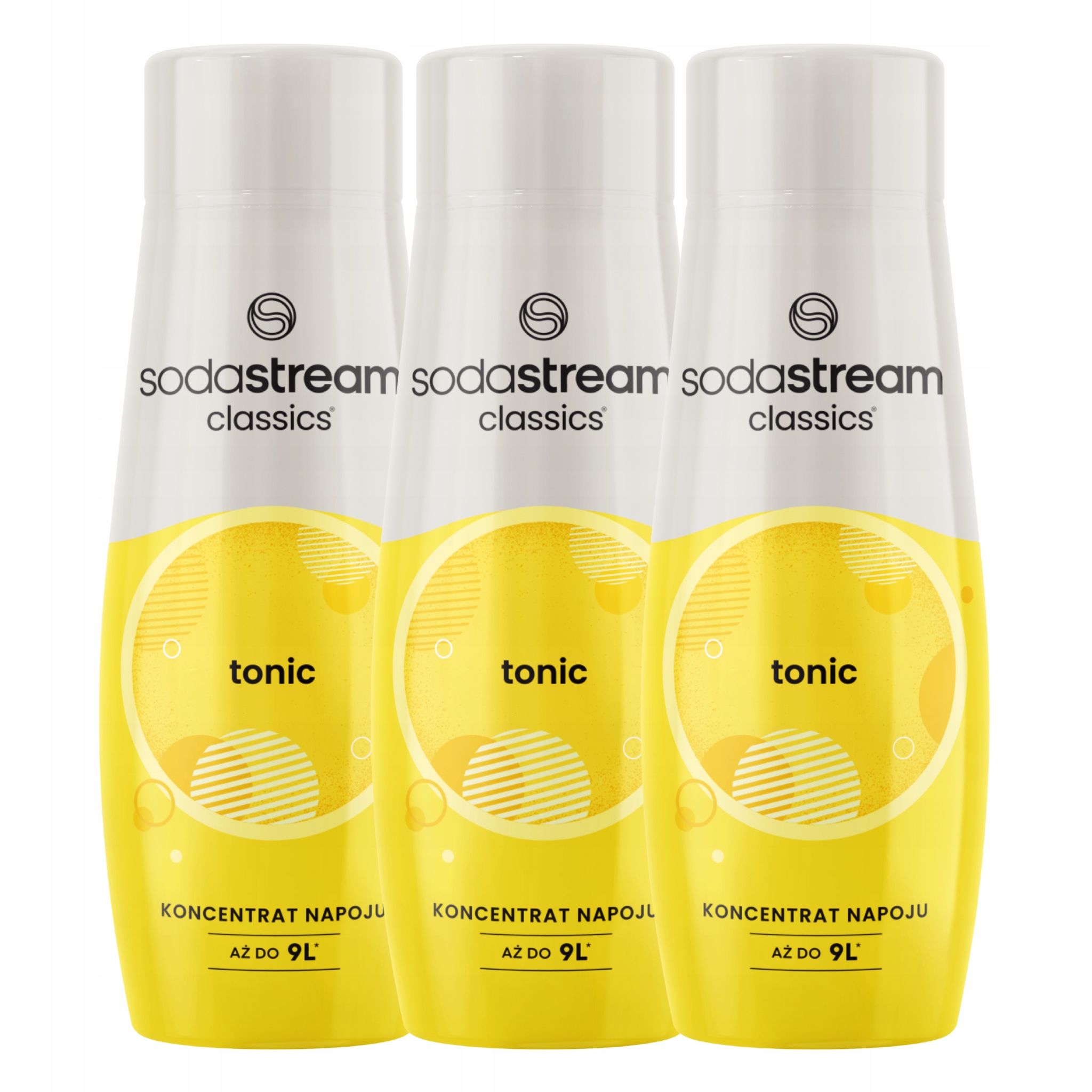 3x SODASTREAM TONIC TONIK Syropy do Saturatora Koncentraty Sok do Wody