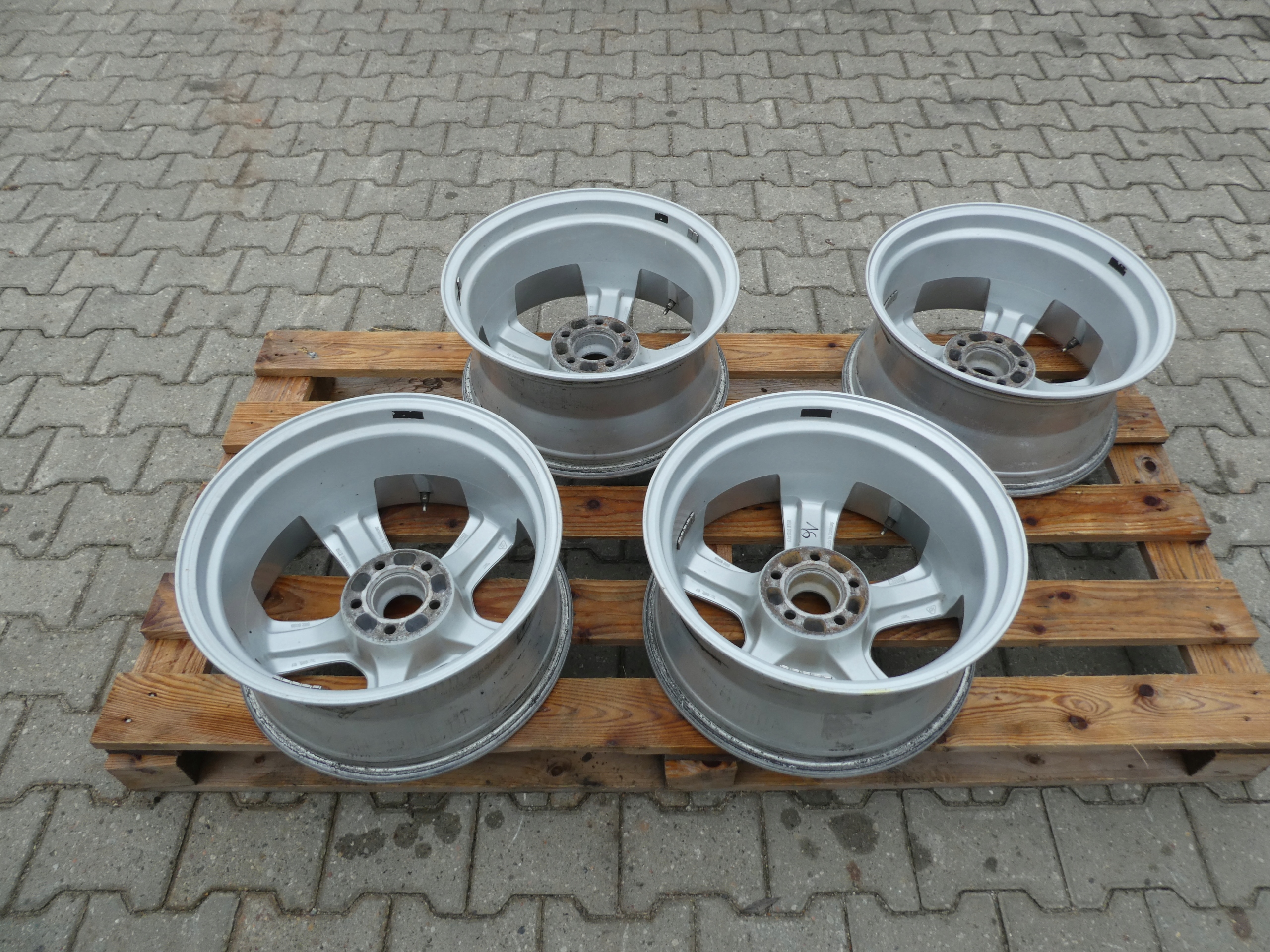 4X discs aluminium disc KBA 44427 RONAL VW 5X112