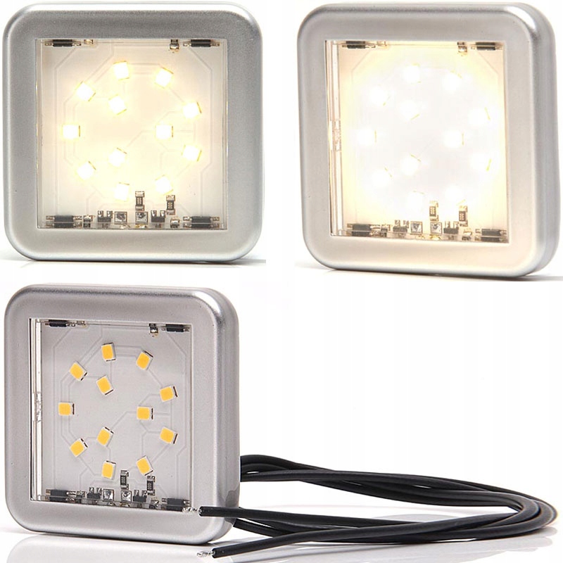 LAMPA OBRYSOWA PRZEDNIA BIAŁA 12/24V PRZYCZEPA WAŚ Stan opakowania oryginalne