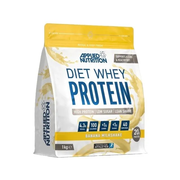 Applied Nutrition Diet Whey Banana Milkshake prášek 1000 g