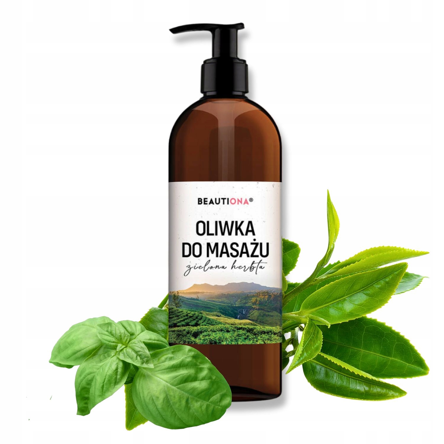 BEAUTIONA OLIWKA OLEJEK DO MASAŻU CIAŁA GREEN TEA